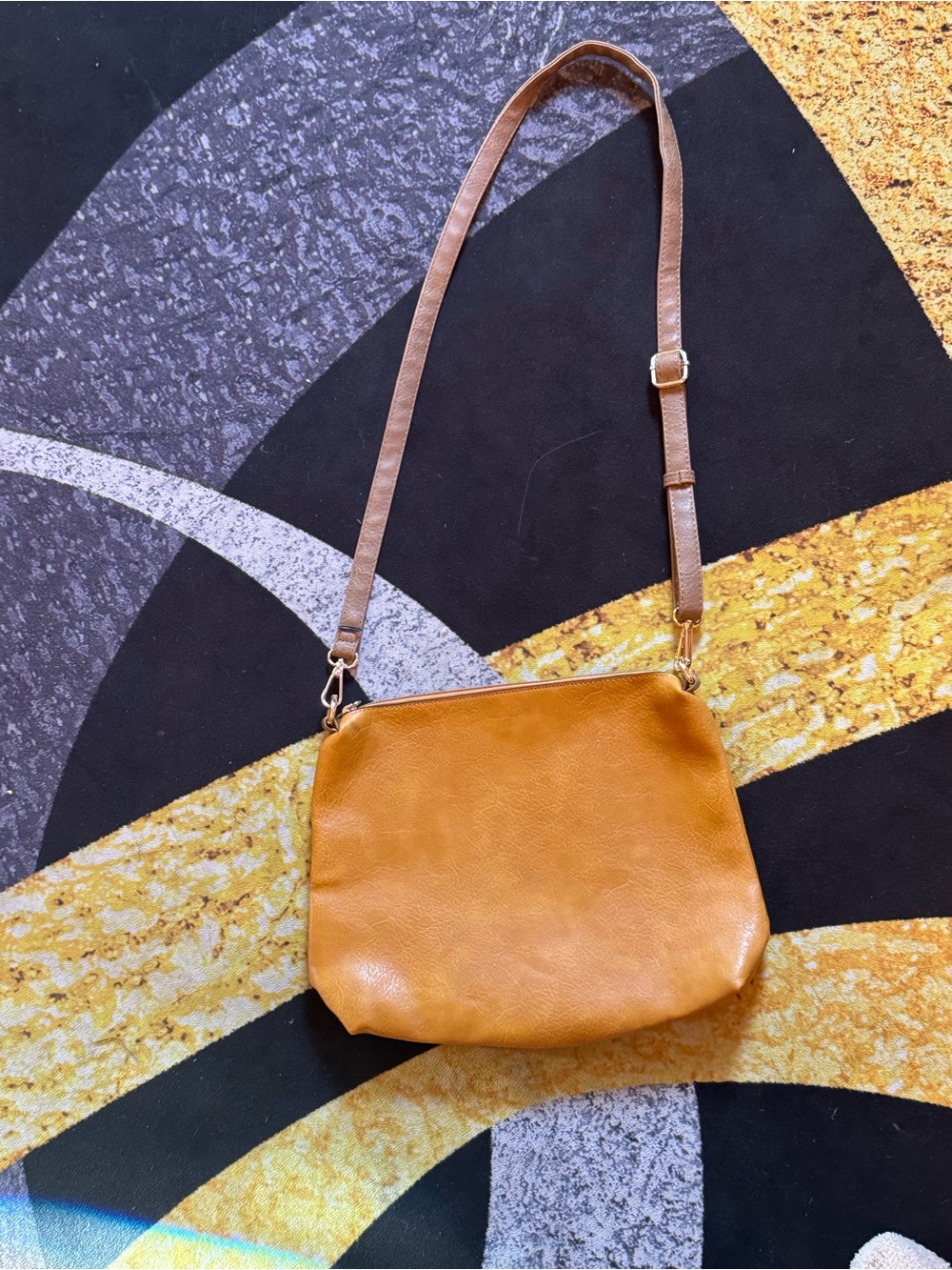 Crossbody Mustard Yellow Bag for Women